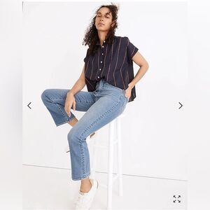 Madewell Cali Demi-Boot Jeans‎ in Dorrance Wash: TENCEL™ Denim Edition Size 26